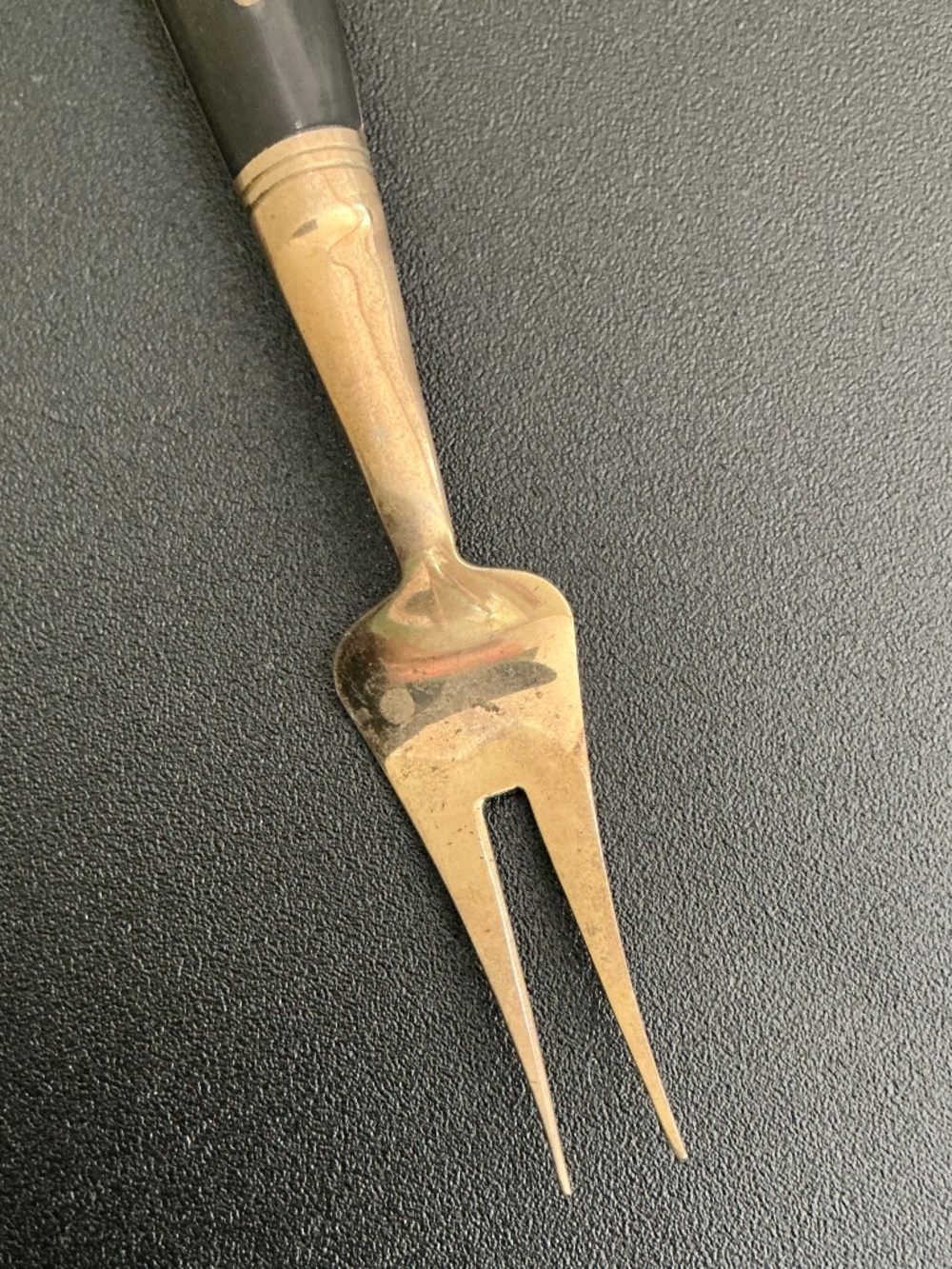 Vintage Thailand Siam Cocktail Hors d’oeuvre Fork Buddha Antique - Picture 10 of 16